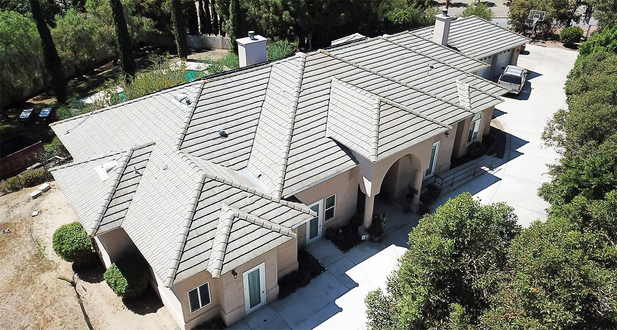 Ariel view of Huntington Gate Chateau