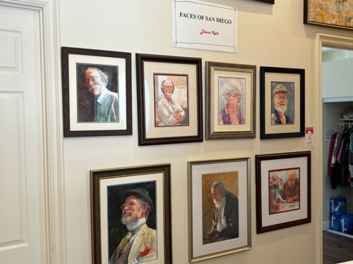 Artwork on the walls