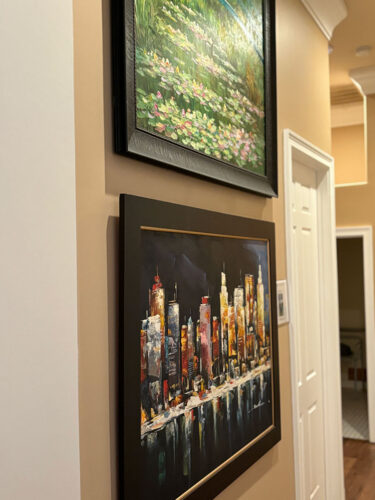 Artwork on the walls