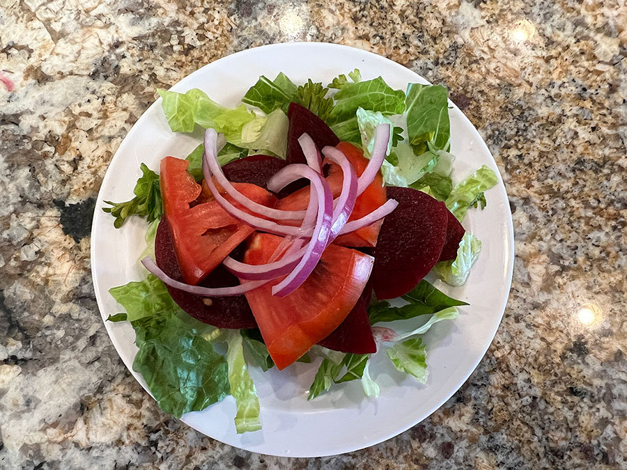 Delicious healthy salad